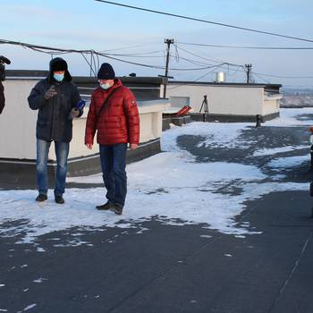 На проспекте Ульяновском, 6 в Красноярске завершился ремонт кровли